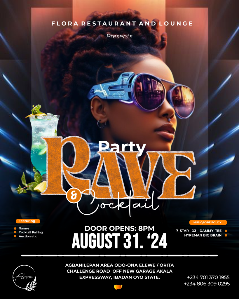 Party, Rave & Cocktail flyer